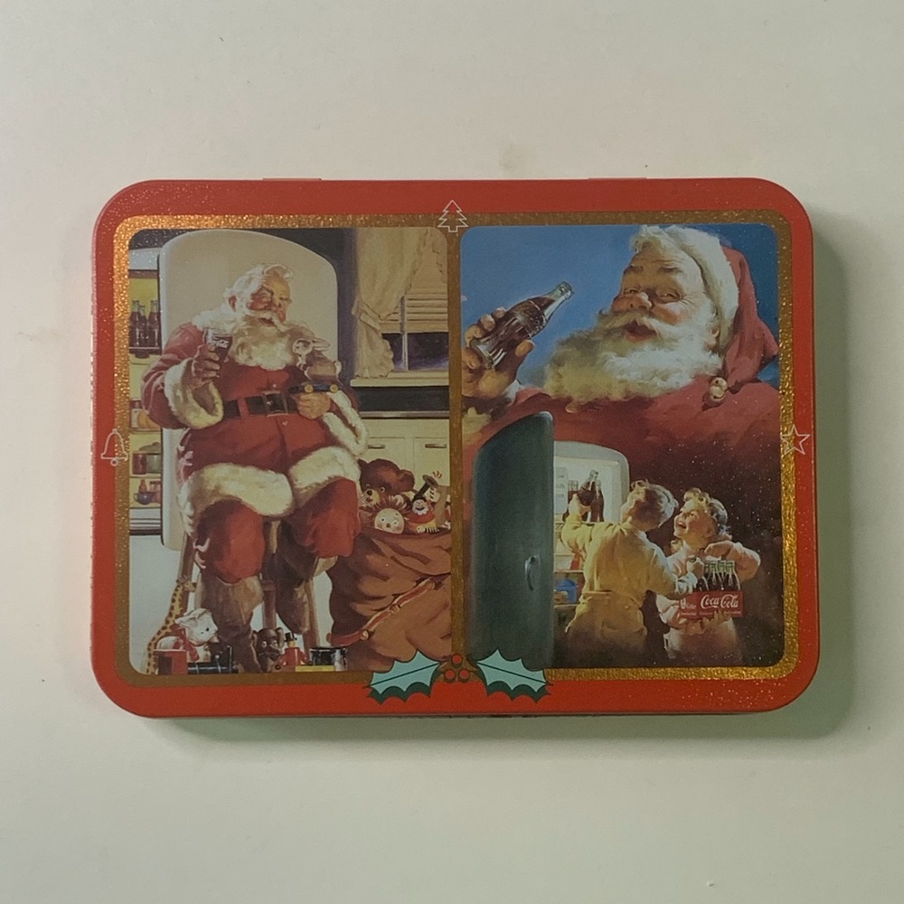 Coca Cola Santa Playing Cards NIP 2 packs